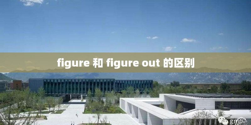 figure 和 figure out 的区别
