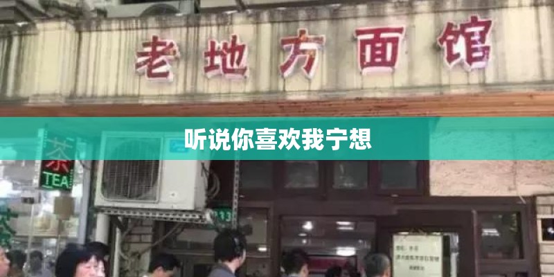 听说你喜欢我宁想