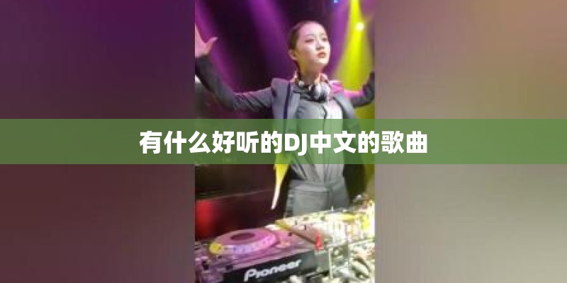 有什么好听的DJ中文的歌曲