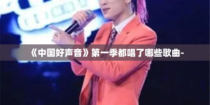 《中国好声音》第一季都唱了哪些歌曲-