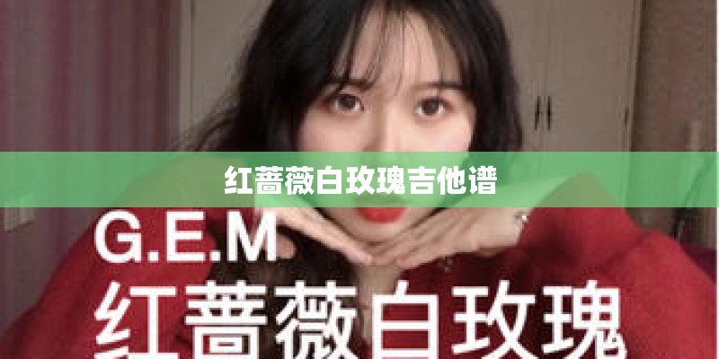 红蔷薇白玫瑰吉他谱