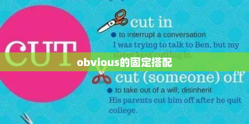 obvious的固定搭配